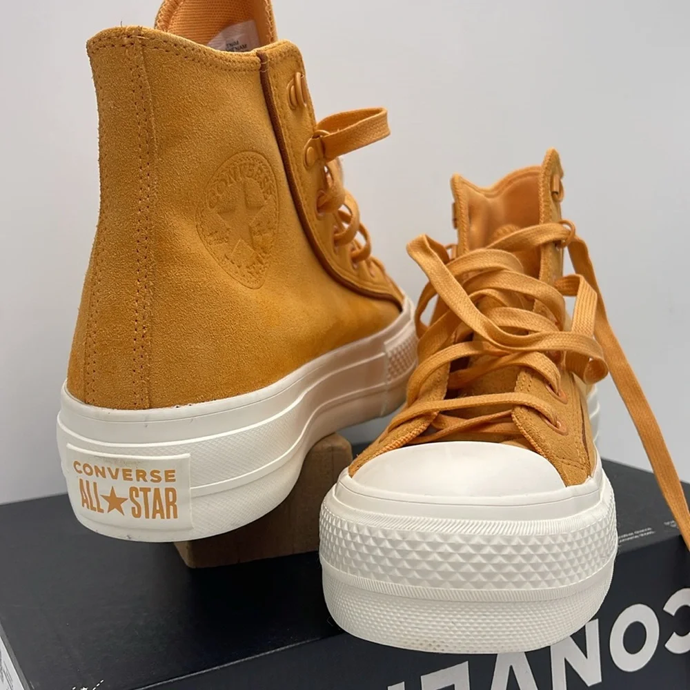 Converse WMNS CTAS LIFT HI TIGER MOTH/TAWNY OWL/EGRET A05419C Platforms Sneakers